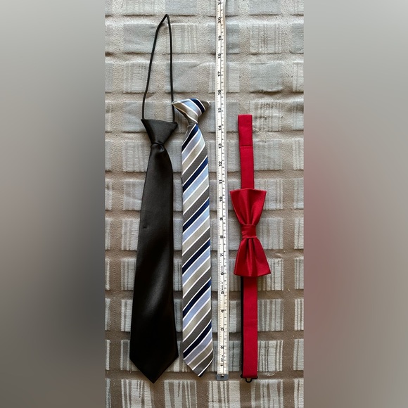 Boys Shirt, Vest, Pants, Bow Tie, Clip Tie & Elastic Tie - Picture 2 of 15